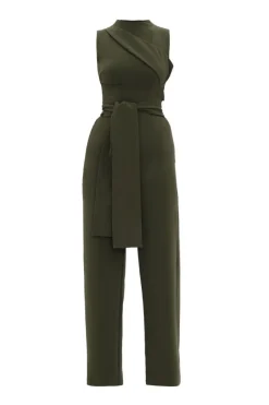 CULT MIA EDAR JUMPSUIT IN OLIVE