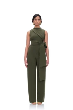 CULT MIA EDAR JUMPSUIT IN OLIVE
