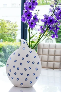 CULT MIA EYE TEARDROP CERAMIC VASE