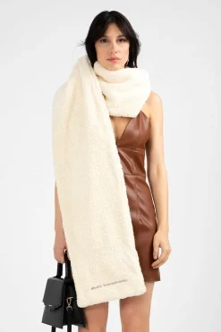 CULT MIA GARRETT COTTON-BLEND SCARF