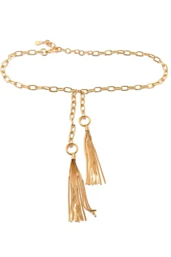 CULT MIA GINZA THIN CHAIN BELT
