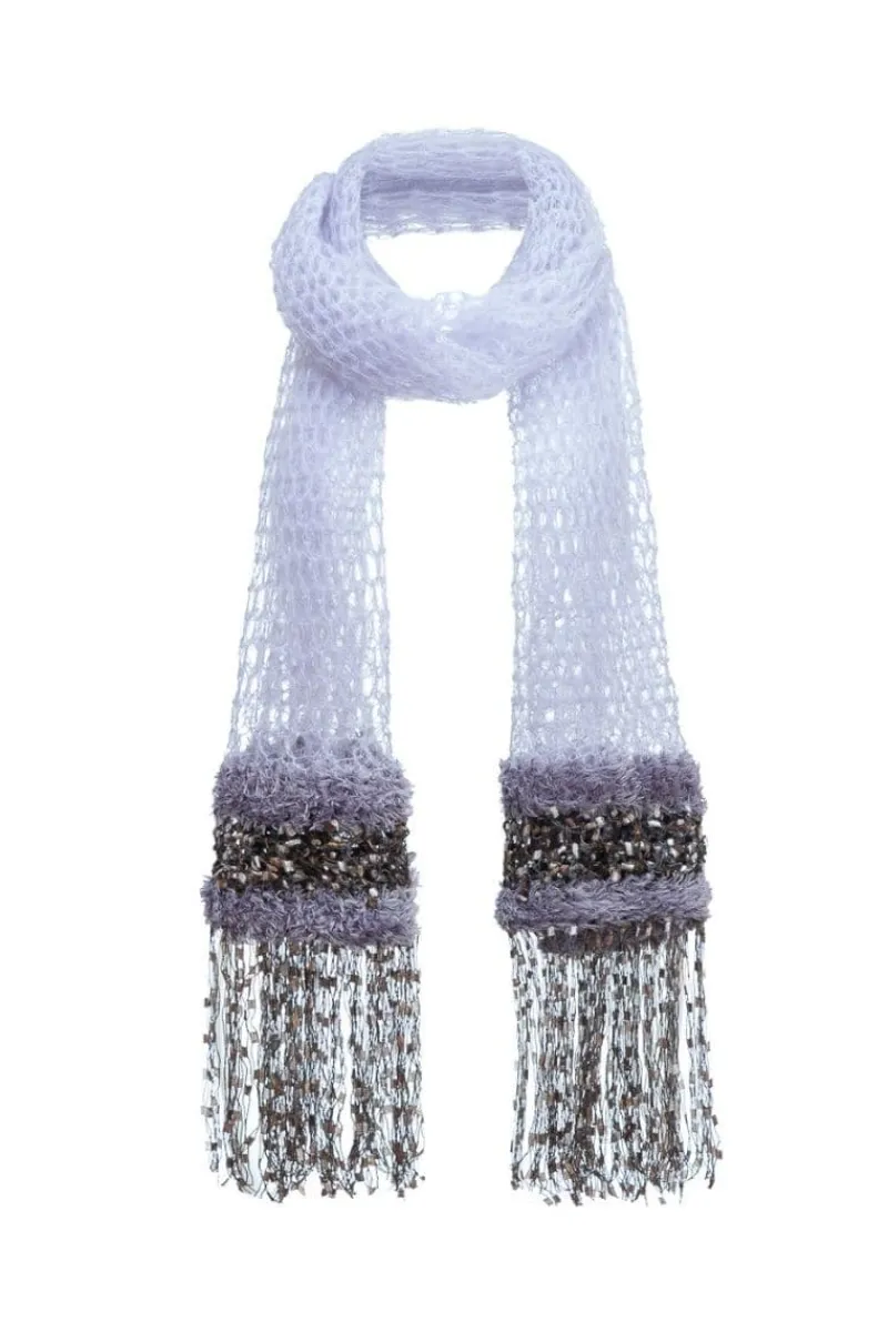 CULT MIA CASHMERE HANDMADE KNITTED SHAWL