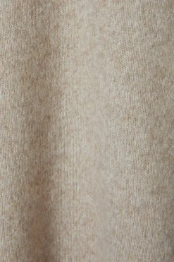 CULT MIA HEATHER SILK CASHMERE PULLOVER IN DUSK