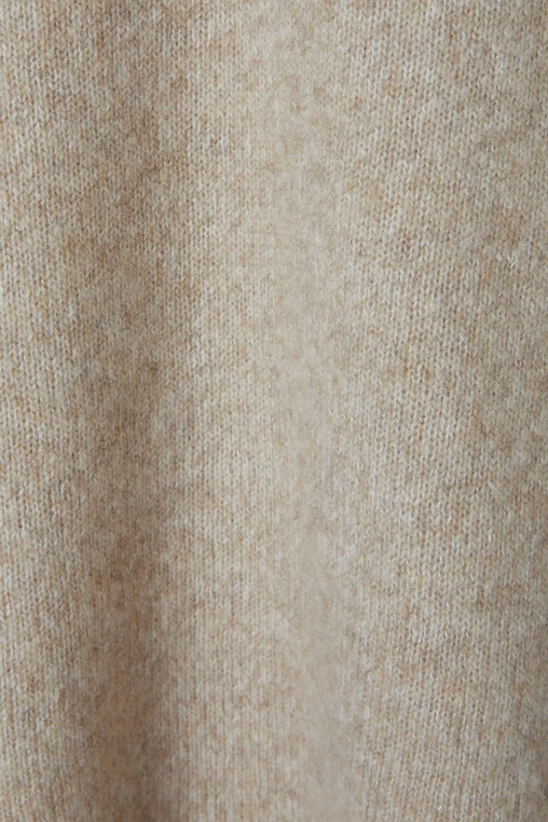 CULT MIA HEATHER SILK CASHMERE PULLOVER IN DUSK