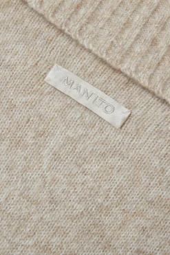 CULT MIA HEATHER SILK CASHMERE PULLOVER IN DUSK