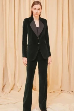 CULT MIA ORSEN VELVET BLAZER