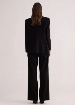 CULT MIA OVERSIZED RHINESTONE EMBELLISHED BLAZER