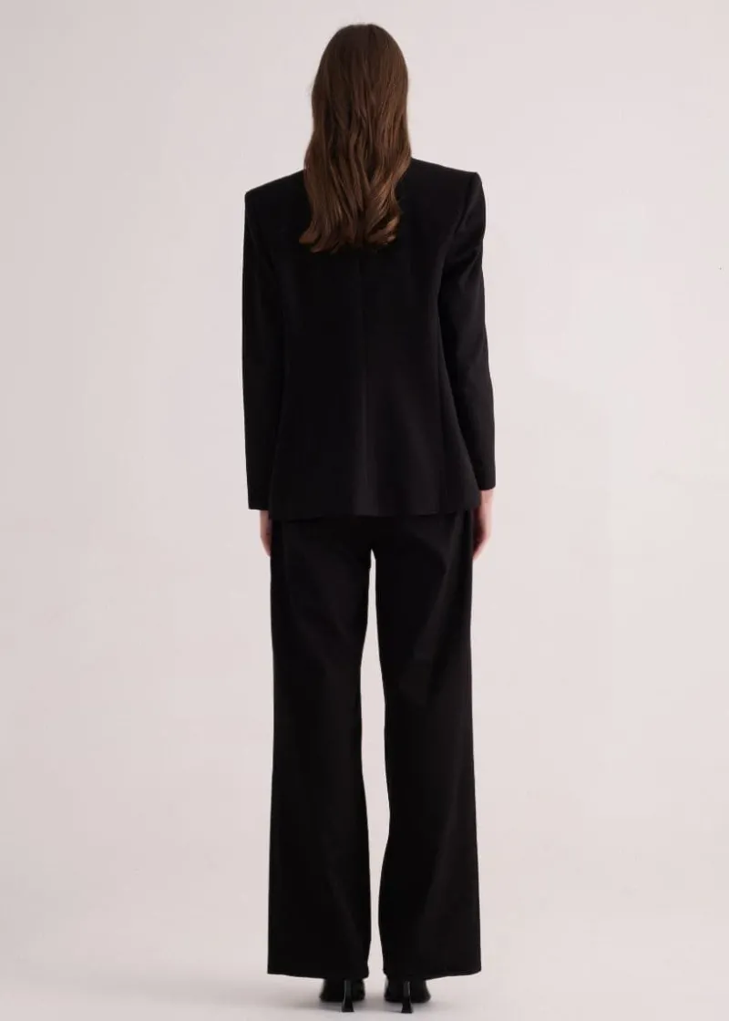 CULT MIA OVERSIZED RHINESTONE EMBELLISHED BLAZER