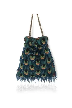 CULT MIA PEACOCK NIGHT BAG