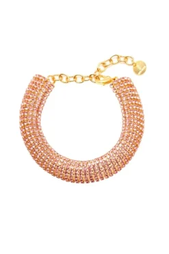 CULT MIA AND GOLD CRYSTAL MAXI BOLDY NECKLACE