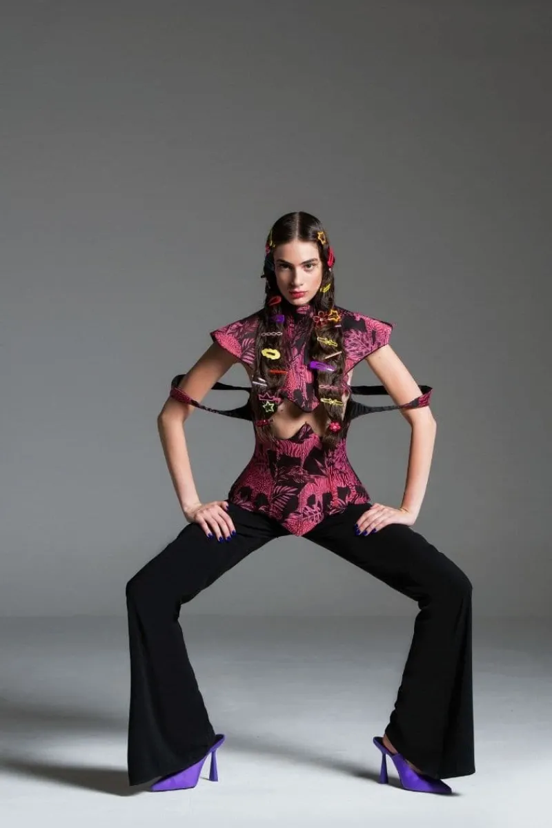 CULT MIA PINK SAFARI COLLAR