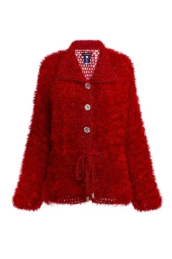 CULT MIA MONROE HANDMADE KNIT CARDIGAN DRESS