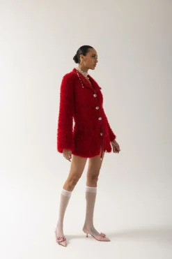 CULT MIA MONROE HANDMADE KNIT CARDIGAN DRESS