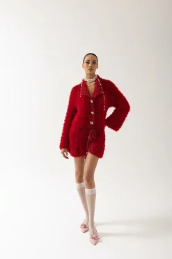 CULT MIA MONROE HANDMADE KNIT CARDIGAN DRESS