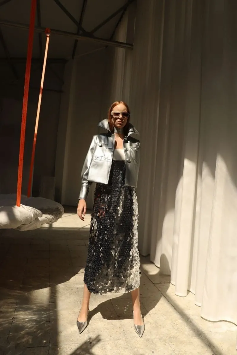 CULT MIA AISTE VEGAN LEATHER JACKET