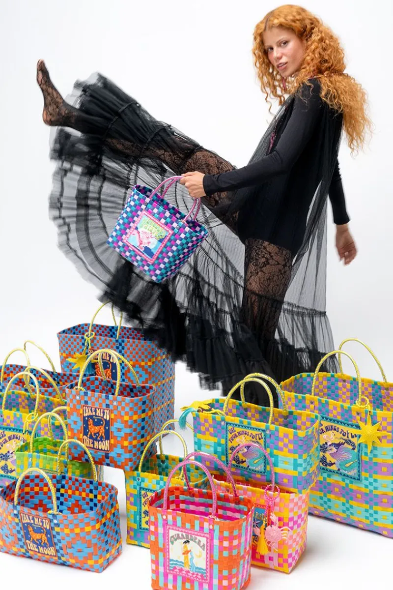 CULT MIA TUTTI FRUTTI ZUNCHO MEDIUM TOTE BAG