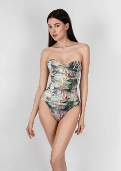 CULT MIA VENUS PRINTED FULL CORSET TOP