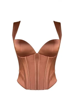 CULT MIA VIVIENNE SATIN BUSTIER