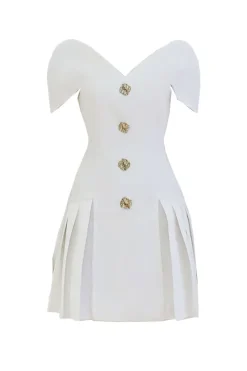 CULT MIA A-LINE FLARED NECKLINE MIDI DRESS