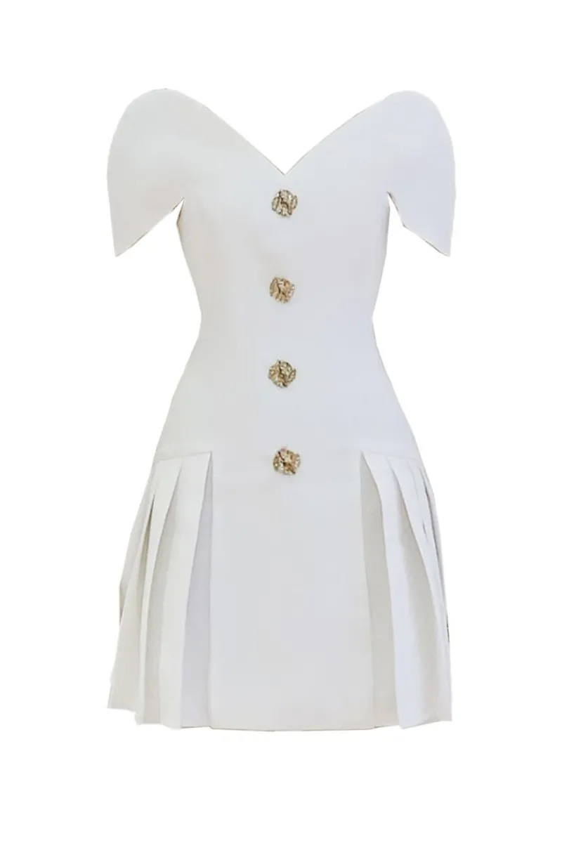 CULT MIA A-LINE FLARED NECKLINE MIDI DRESS