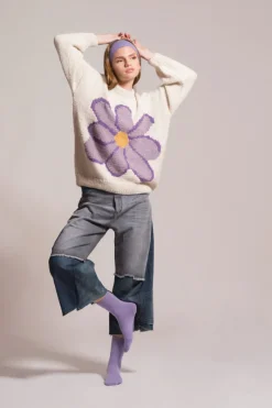 CULT MIA WILDFLOWER KNITTED SWEATER