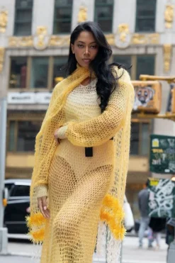 CULT MIA HANDMADE KNITTED SCARF
