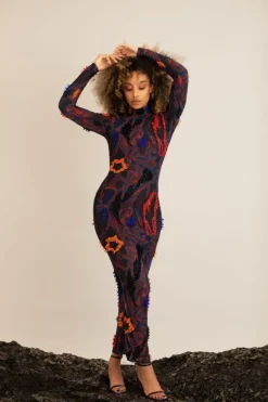 CULT MIA ZUSI ANKLE LENGTH DRESS